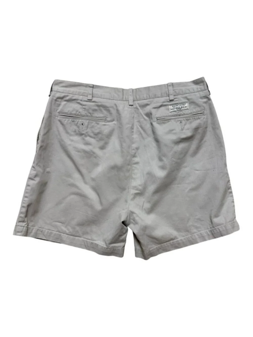 Polo Ralph Lauren Andrew Shorts Men’s 36 Beige Cotton Chino 6” Inseam